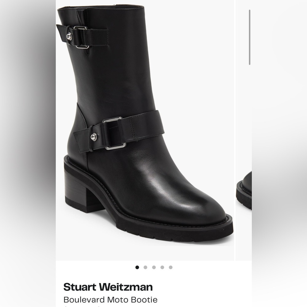 Stuart Weitzman NWT Boulevard Moto Bootie